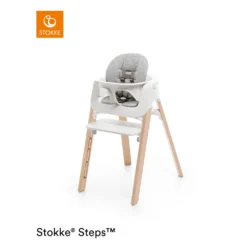 Chaise Steps™ Blanc / Naturel De Stokke® 8 Chaise Steps™ Blanc / Naturel De Stokke® -CYBEX || Beaba || Stokke Soldes Boutique 01005642 3
