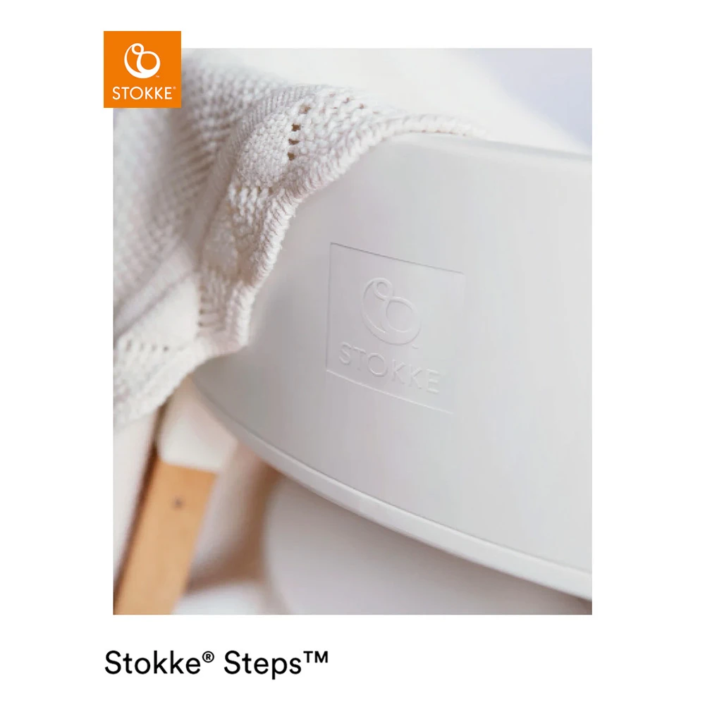 Chaise Steps™ Blanc / Naturel De Stokke® 4 Chaise Steps™ Blanc / Naturel De Stokke® – Image 4