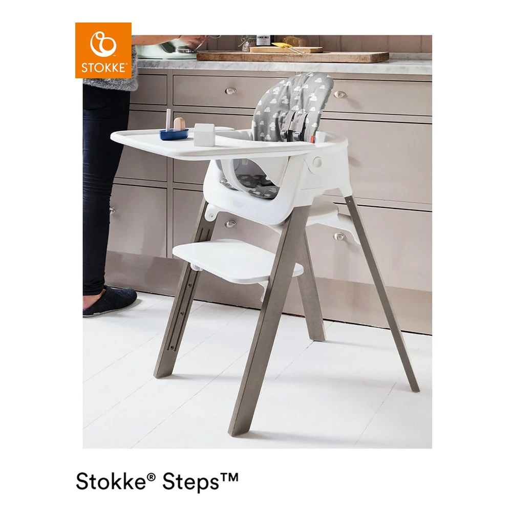 Baby Set Pour Chaise Steps™ Blanc De Stokke® 2 Baby Set Pour Chaise Steps™ Blanc De Stokke® – Image 2