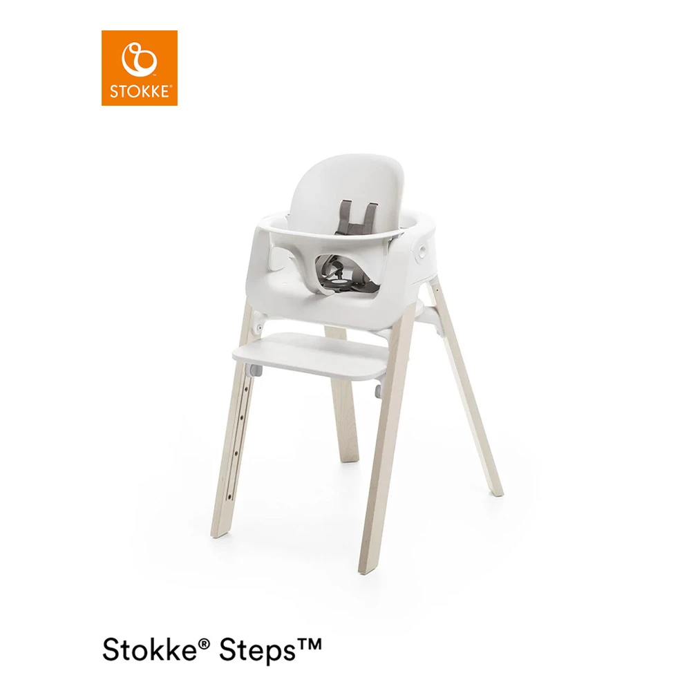 Baby Set Pour Chaise Steps™ Blanc De Stokke® 3 Baby Set Pour Chaise Steps™ Blanc De Stokke® – Image 3
