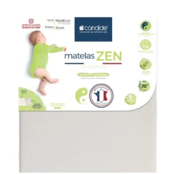 Matelas Bébé Zen Déhoussable De Candide