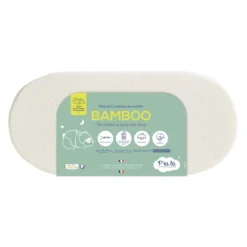 Matelas De Couffin Bambou Ecru De P'tit Lit -CYBEX || Beaba || Stokke Soldes Boutique 01063064 7
