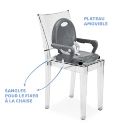 Rehausseur Pocket Snack Dark Grey De Chicco -CYBEX || Beaba || Stokke Soldes Boutique 01089503 5
