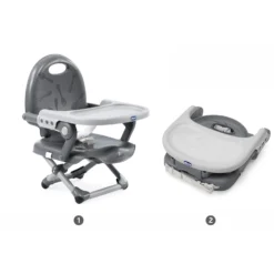 Rehausseur Pocket Snack Dark Grey De Chicco -CYBEX || Beaba || Stokke Soldes Boutique 01089503 9