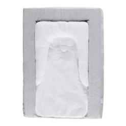 Matelas à Langer Douillet 2en1 Gris Chiné De Candide