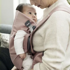 Porte-bébé Mini Vieux Rose Coton De BabyBjörn -CYBEX || Beaba || Stokke Soldes Boutique 01102884 3