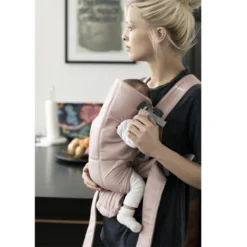 Porte-bébé Mini Vieux Rose Coton De BabyBjörn -CYBEX || Beaba || Stokke Soldes Boutique 01102884 4