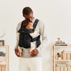 Porte-bébé Mini Noir Coton De BabyBjörn -CYBEX || Beaba || Stokke Soldes Boutique 01102885 4