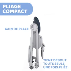 Chaise Haute Polly Magic Relax 4 Roues India Ink De Chicco -CYBEX || Beaba || Stokke Soldes Boutique 01107880 5