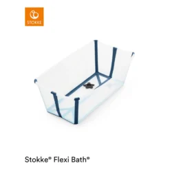 Baignoire Flexi Bath™ Bouchon Thermique Transparent/bleu De Stokke®