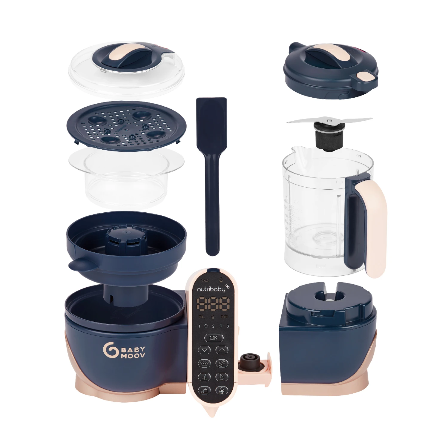 Nutribaby(+) XL Robot Multifonctions Bébé Grande Capacité De Babymoov 8 Nutribaby(+) XL Robot Multifonctions Bébé Grande Capacité De Babymoov – Image 8