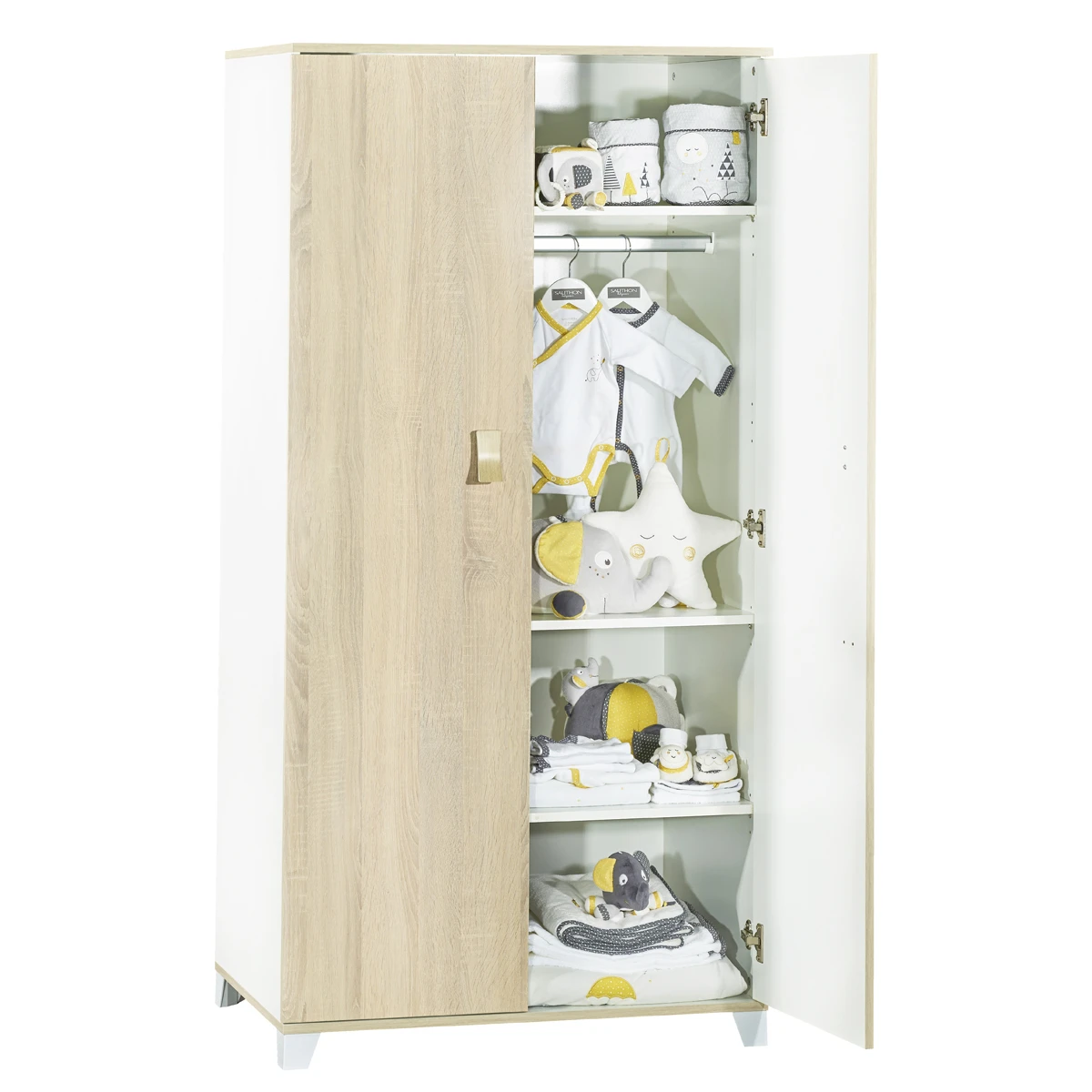 Paulin Armoire 2 Portes De Sauthon Baby's Sweet Home 2 Paulin Armoire 2 Portes De Sauthon Baby's Sweet Home – Image 2