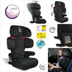 Renofix Groupe 2/3 Isofix Inclinable Softness® Carbon De Renolux -CYBEX || Beaba || Stokke Soldes Boutique 01129888 5 scaled