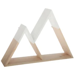Étagère Montagne Blanc/Bois De Atmosphera