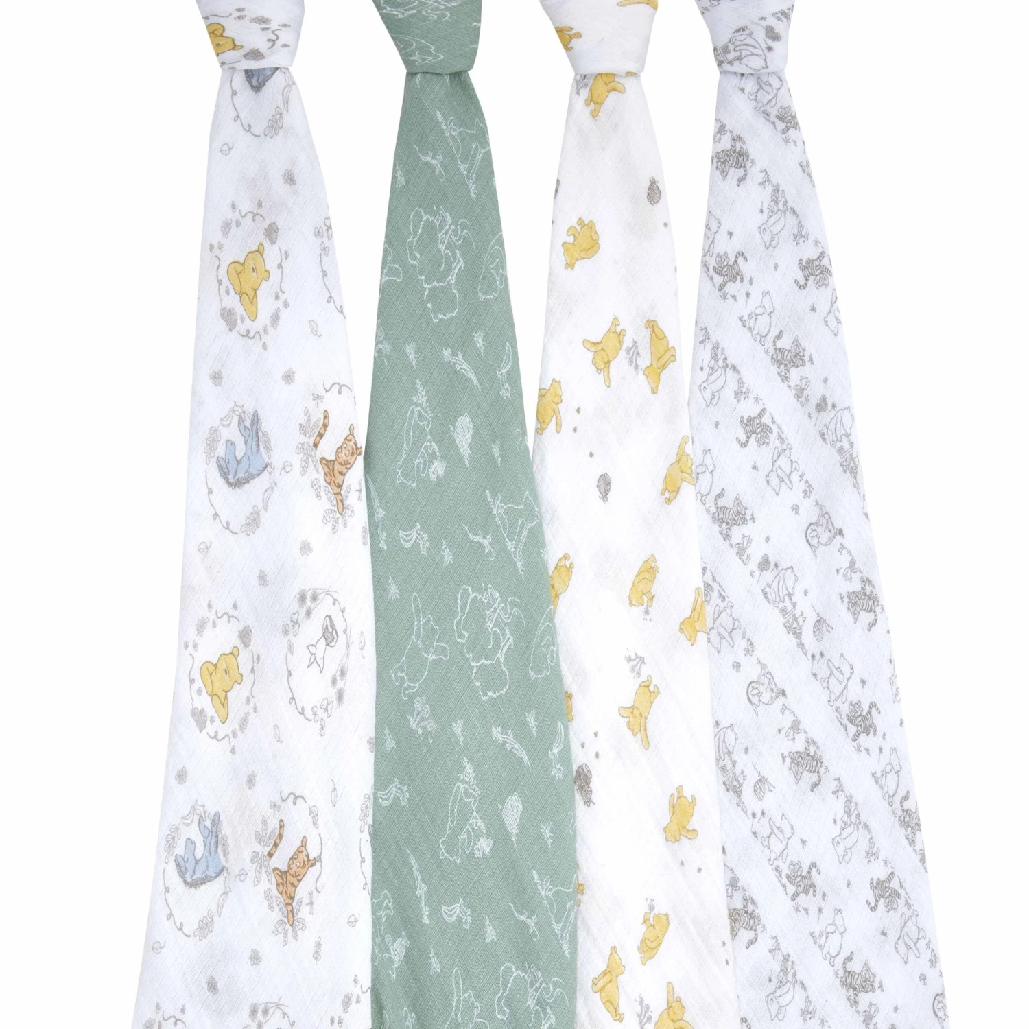 Lot De 4 Maxi-Langes Mousseline Winnie De Aden + Anais Essentials 2 Lot De 4 Maxi-Langes Mousseline Winnie De Aden + Anais Essentials – Image 2