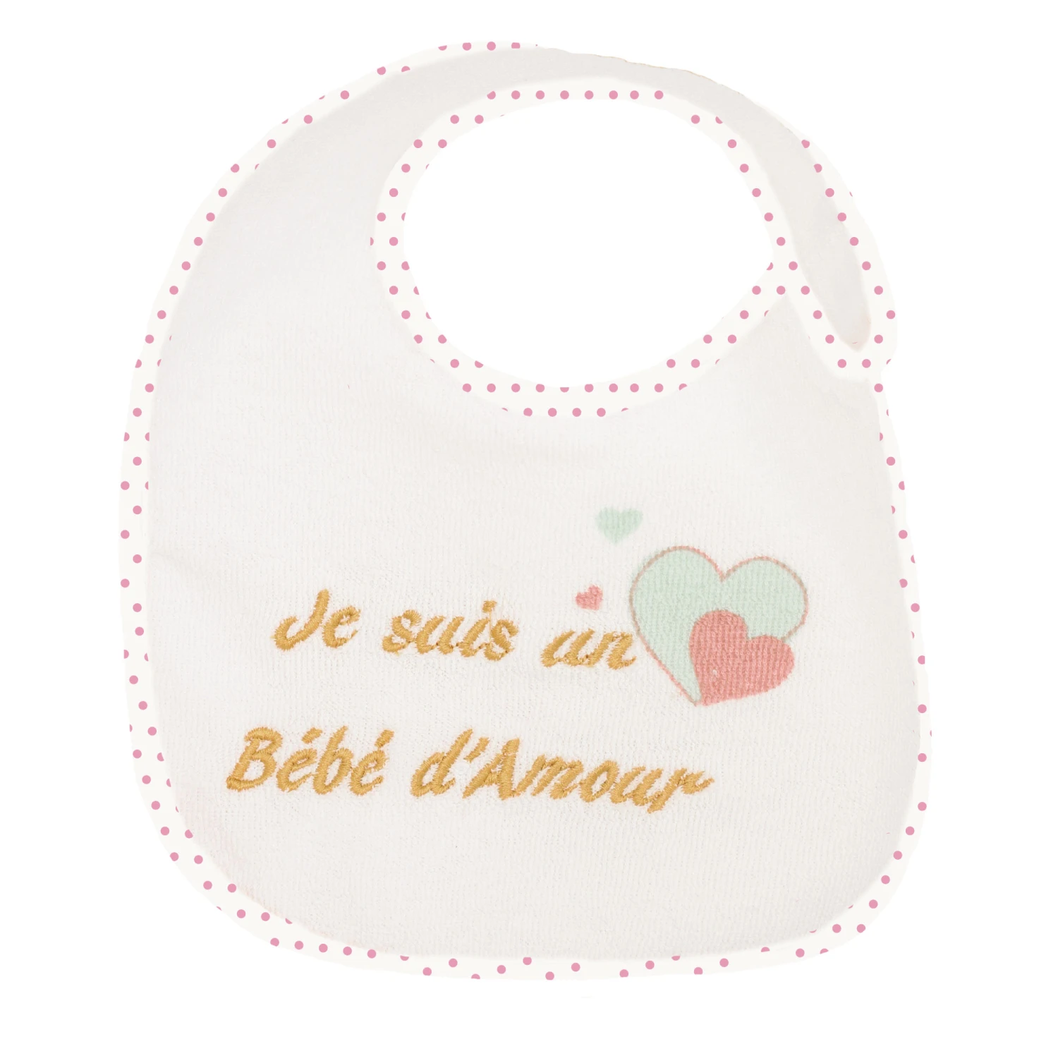 Lot De 7 Bavoirs Naissance Baby Love Fille De Trois Kilos Sept 8 Lot De 7 Bavoirs Naissance Baby Love Fille De Trois Kilos Sept – Image 8