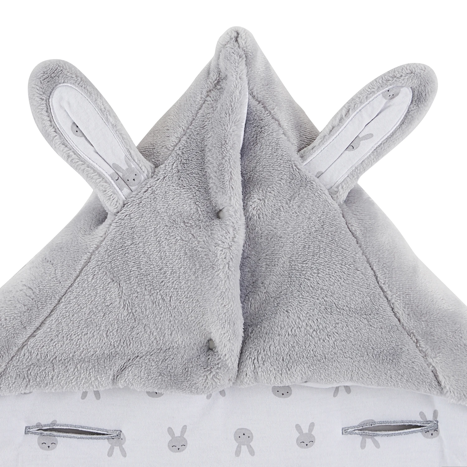 Nid D'ange Lapin Câlin Gris Taille Unique De P'tit Bisou 2 Nid D'ange Lapin Câlin Gris Taille Unique De P'tit Bisou – Image 2