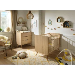 Sixties Lit Bébé 60x120 Bois De Sauthon Baby's Sweet Home -CYBEX || Beaba || Stokke Soldes Boutique 01148037 3