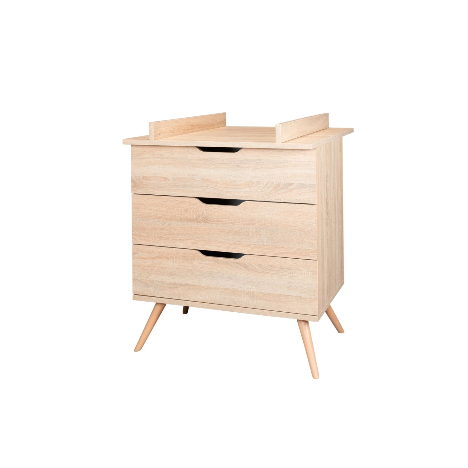 Sixties Commode 3 Tiroirs Bois De Sauthon Baby's Sweet Home 2 Sixties Commode 3 Tiroirs Bois De Sauthon Baby's Sweet Home – Image 2