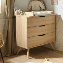 Sixties Commode 3 Tiroirs Bois De Sauthon Baby's Sweet Home 6 Sixties Commode 3 Tiroirs Bois De Sauthon Baby's Sweet Home -CYBEX || Beaba || Stokke Soldes Boutique 01148040 3