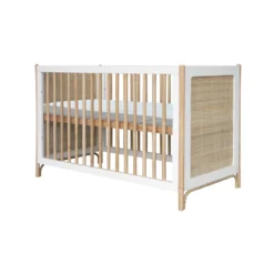 Océania Lit 60x120 Tressage Rotin Neige De Théo -CYBEX || Beaba || Stokke Soldes Boutique 01148522 5