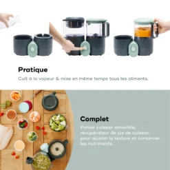 Nutribaby One Gris De Babymoov -CYBEX || Beaba || Stokke Soldes Boutique 01149045 4