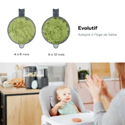 Nutribaby One Gris De Babymoov -CYBEX || Beaba || Stokke Soldes Boutique 01149045 5