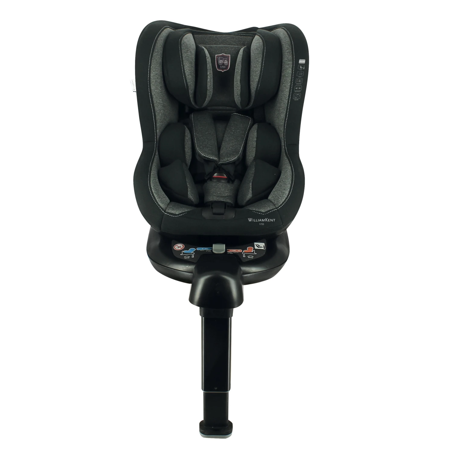 Siège Auto Wonder I-Size Noir/Gris De William Kent 1733 2 Siège Auto Wonder I-Size Noir/Gris De William Kent 1733 – Image 2