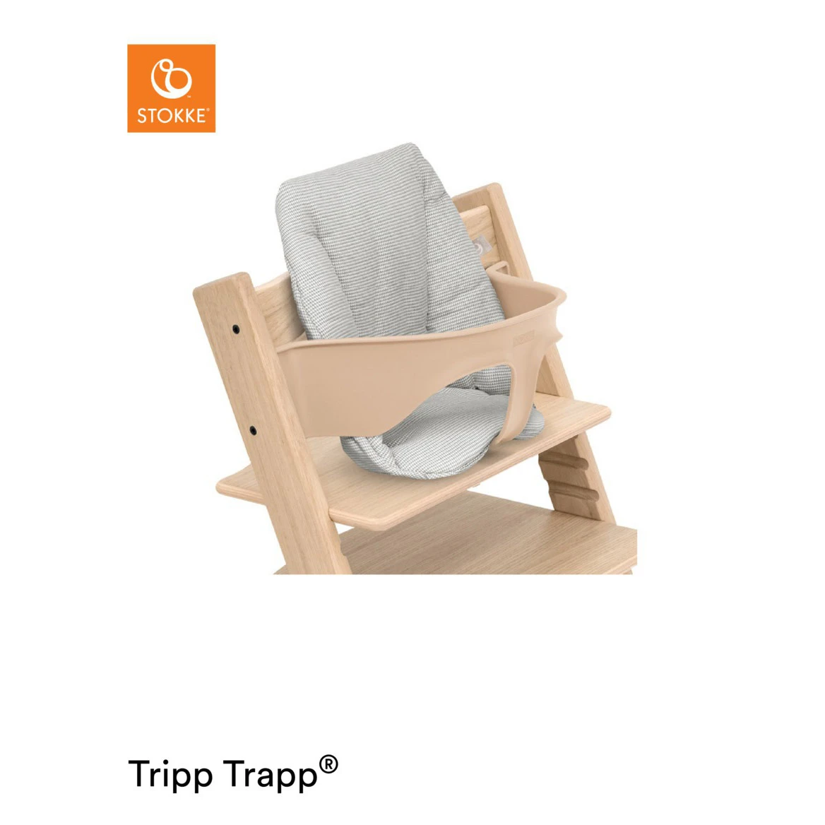 Coussin De Chaise Tripp Trapp® Classic Gris Nordique De Stokke® 3 Coussin De Chaise Tripp Trapp® Classic Gris Nordique De Stokke® – Image 3