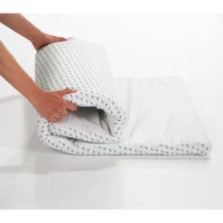 Matelas Bébé De Voyage Ocean Friendly Blanc/Bleu 60 X 120 Cm De Candide -CYBEX || Beaba || Stokke Soldes Boutique 01150395 6