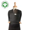Écharpe De Portage Extensible Coton Biologique Tricot-Slen Design Black Diamond De Babylonia