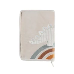 Protège Carnet De Santé En Veloudoux Dino De Noukies -CYBEX || Beaba || Stokke Soldes Boutique 01155844 3