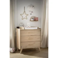 Arty Commode 3 Tiroirs Chêne Suave De Sauthon Baby's Sweet Home -CYBEX || Beaba || Stokke Soldes Boutique 01156298 4