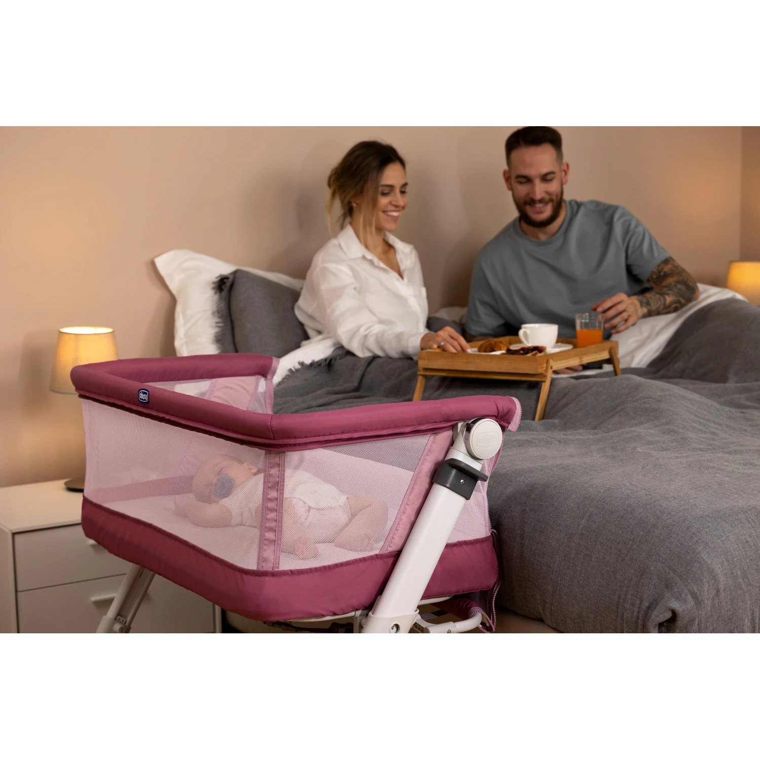 Berceau Cododo Next 2 Me Pop Up Orchid De Chicco 7 Berceau Cododo Next 2 Me Pop Up Orchid De Chicco – Image 7