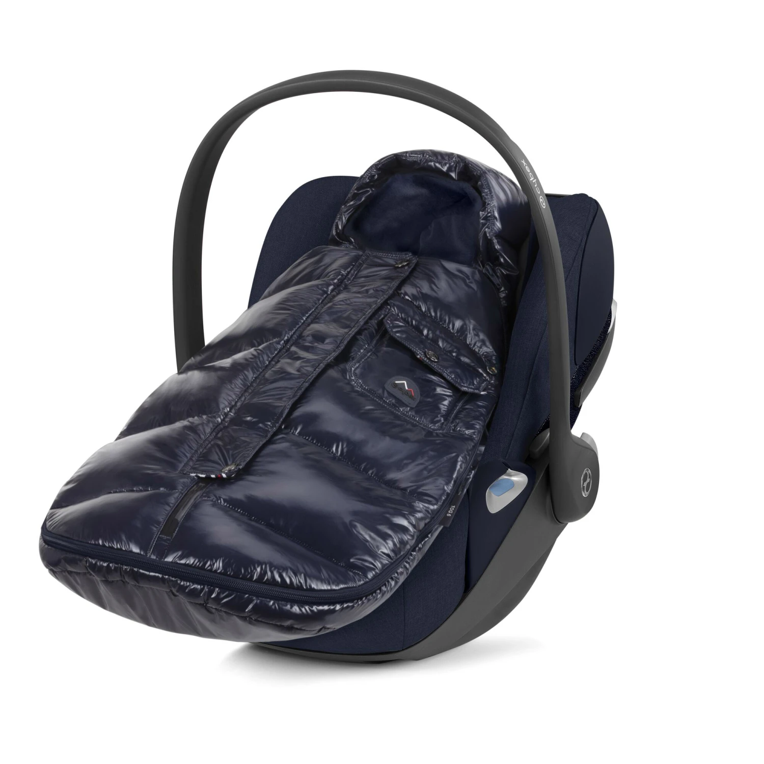 Mini Chancelière Hiver Platinum Nautical Blue De CYBEX 2 Mini Chancelière Hiver Platinum Nautical Blue De CYBEX – Image 2