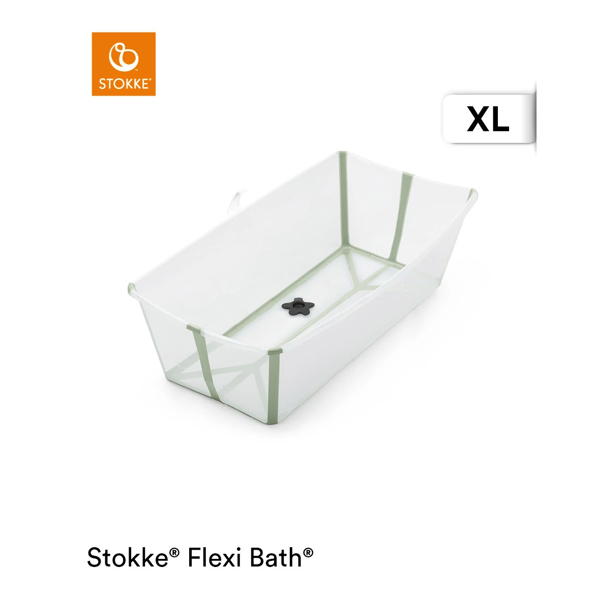 Flexibath XL 2 Transparent Green De Stokke® 1 Flexibath XL 2 Transparent Green De Stokke®