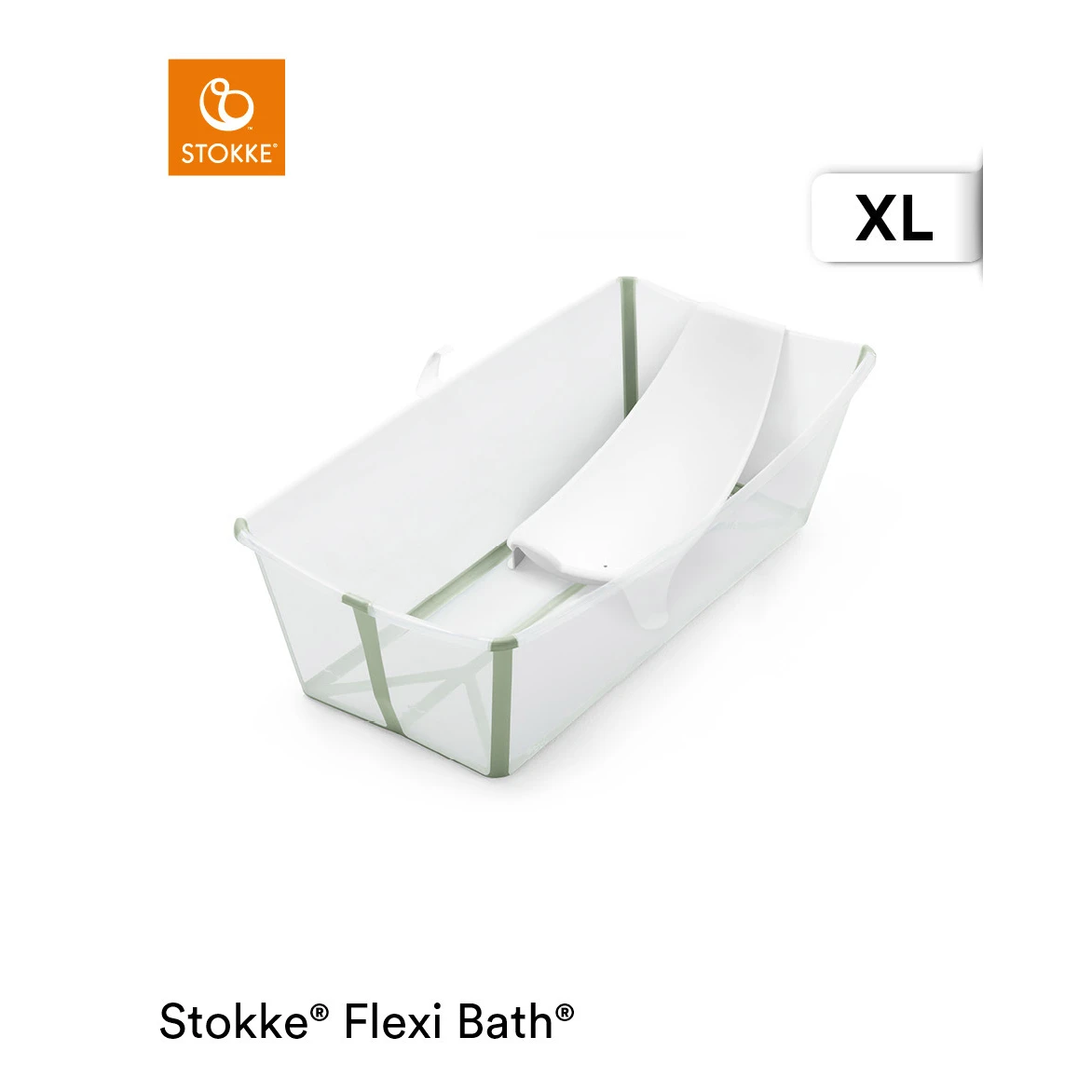 Flexibath XL 2 Transparent Green De Stokke® 5 Flexibath XL 2 Transparent Green De Stokke® – Image 5