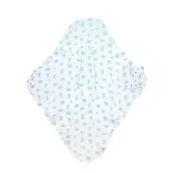 Mix & Match Couverture Promenade Mousseline Bio Safari Sauge De Noukies -CYBEX || Beaba || Stokke Soldes Boutique 01165105 4