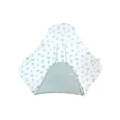 Mix & Match Couverture Promenade Mousseline Bio Safari Sauge De Noukies -CYBEX || Beaba || Stokke Soldes Boutique 01165105 5
