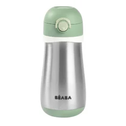 Beaba Gourde Inox Vert Sauge 350 Ml De Béaba