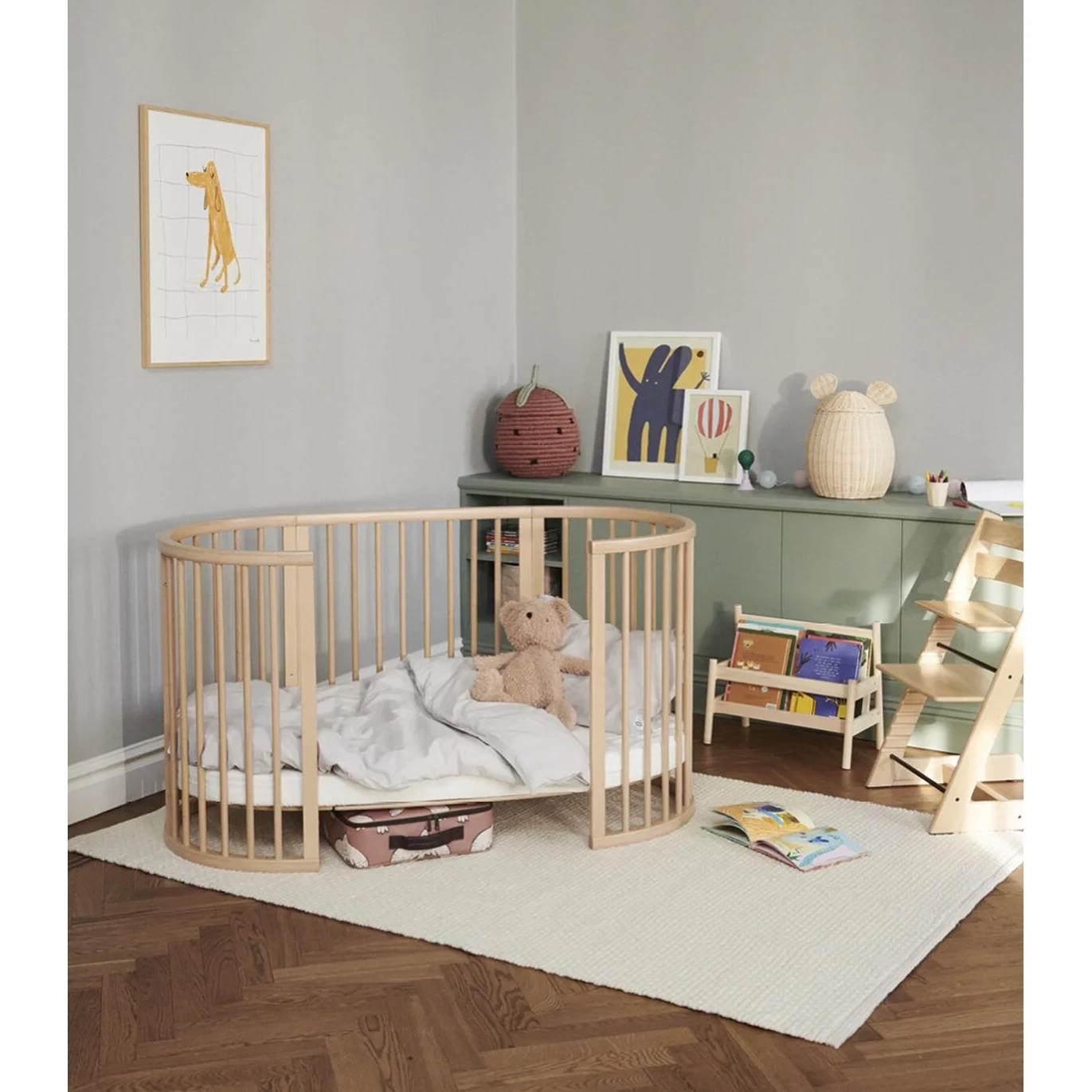 Sleepi™ Extension Pour Lit V3 Naturel De Stokke® 4 Sleepi™ Extension Pour Lit V3 Naturel De Stokke® – Image 4