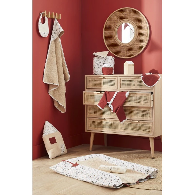 Portofino Cape De Bain Avec Gant Sable/Terrazzo De BB&Co 2 Portofino Cape De Bain Avec Gant Sable/Terrazzo De BB&Co – Image 2