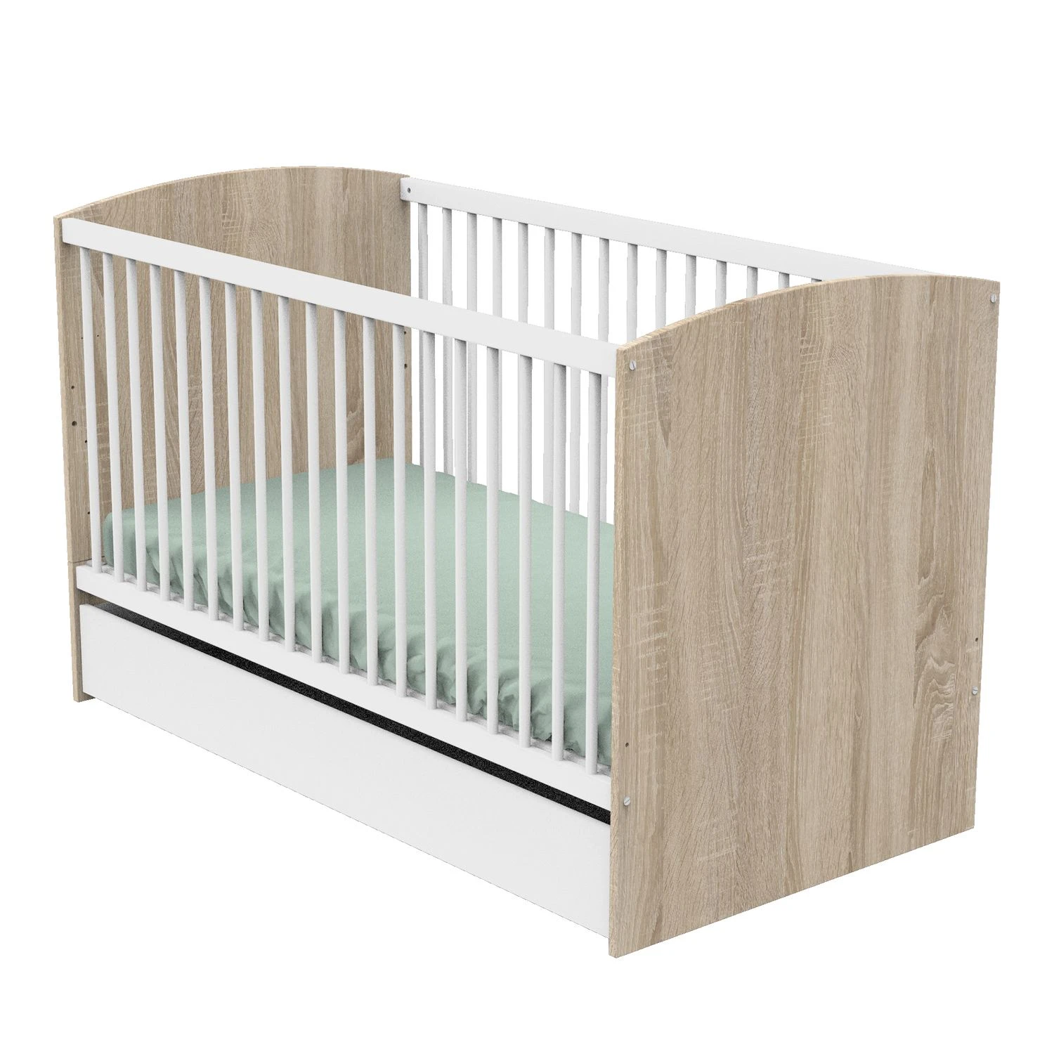 Access Tiroir De Lit 70x140 Bois Blanc De Sauthon Baby's Sweet Home 2 Access Tiroir De Lit 70x140 Bois Blanc De Sauthon Baby's Sweet Home – Image 2
