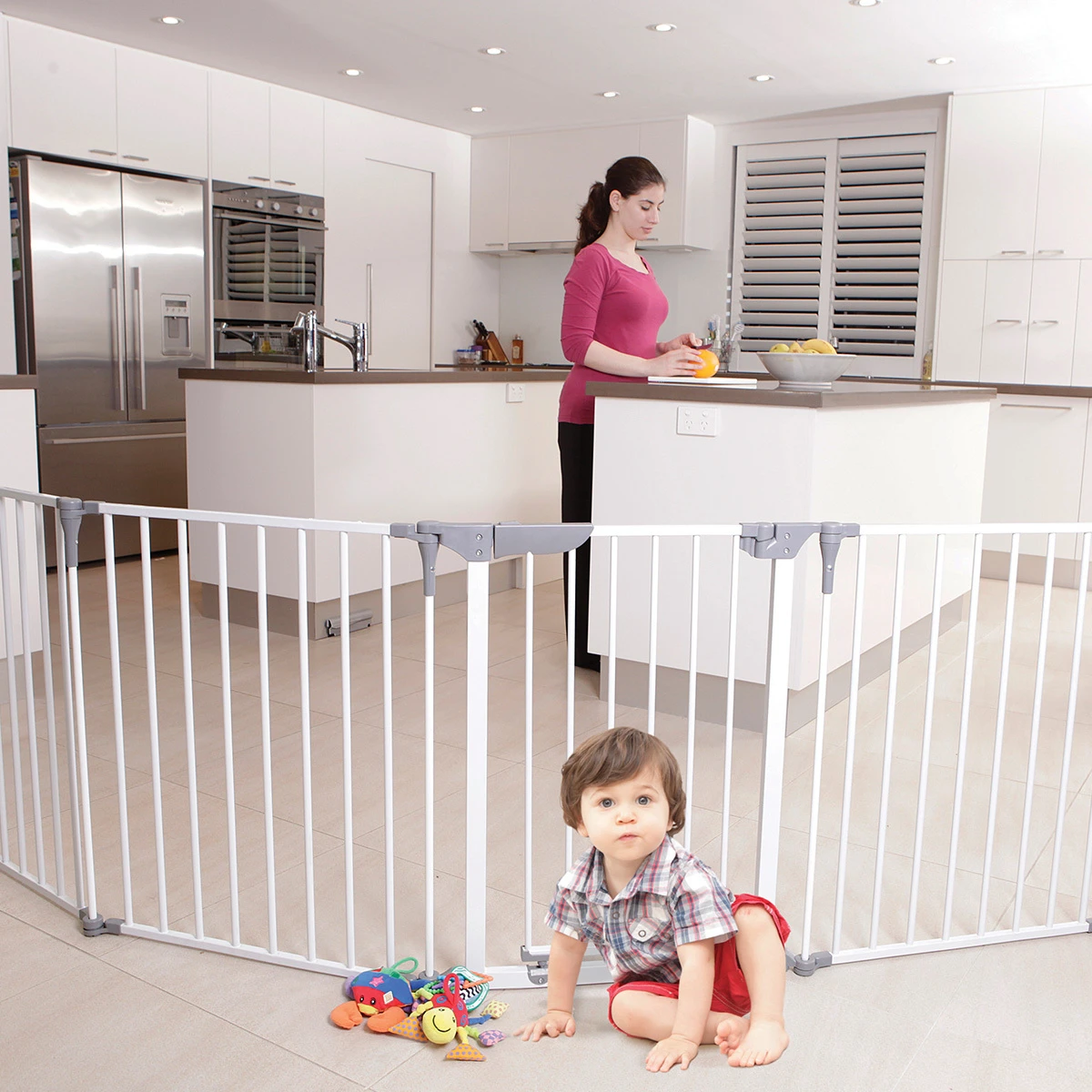 Parc Bébé Royale Converta 3-en-1 Pliable Blanc De Dreambaby 3 Parc Bébé Royale Converta 3-en-1 Pliable Blanc De Dreambaby – Image 3