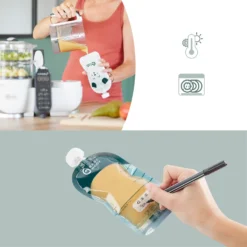 Lot De 20 Gourdes Réutilisables Isy Pouches 150 Ml De Babymoov 9 Lot De 20 Gourdes Réutilisables Isy Pouches 150 Ml De Babymoov -CYBEX || Beaba || Stokke Soldes Boutique 01172518 4