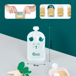 Lot De 20 Gourdes Réutilisables Isy Pouches 150 Ml De Babymoov 10 Lot De 20 Gourdes Réutilisables Isy Pouches 150 Ml De Babymoov -CYBEX || Beaba || Stokke Soldes Boutique 01172518 5