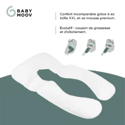 Coussin D'allaitement & De Grossesse Grand Format - B.Love XXL Mineral Gris De Babymoov 10 Coussin D'allaitement & De Grossesse Grand Format - B.Love XXL Mineral Gris De Babymoov -CYBEX || Beaba || Stokke Soldes Boutique 01172532 3