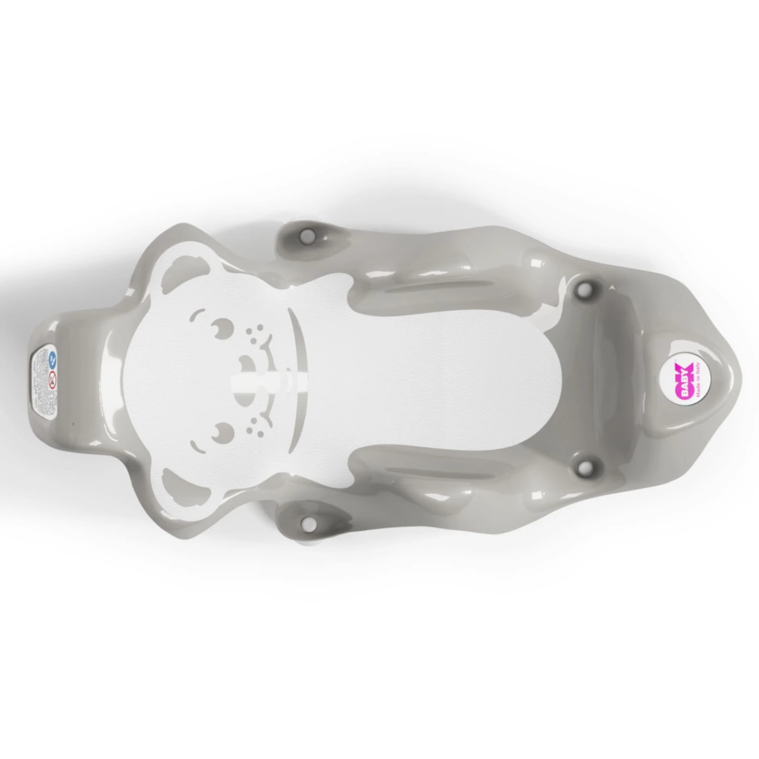 Transat De Bain Buddy Gris De OK Baby 2 Transat De Bain Buddy Gris De OK Baby – Image 2