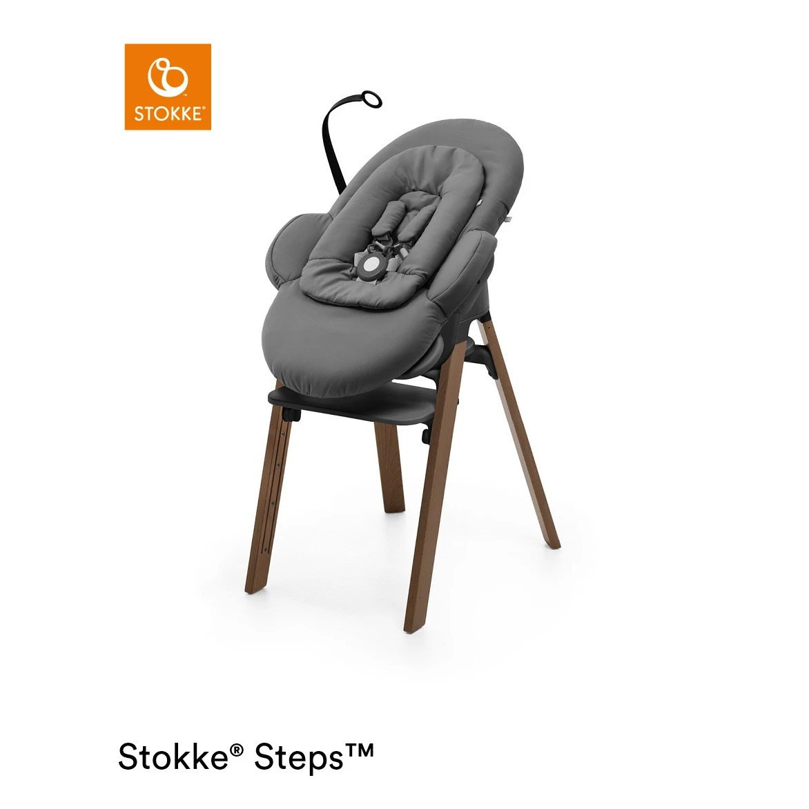 Chaise Steps™ Noir / Marron Doré De Stokke® 3 Chaise Steps™ Noir / Marron Doré De Stokke® – Image 3