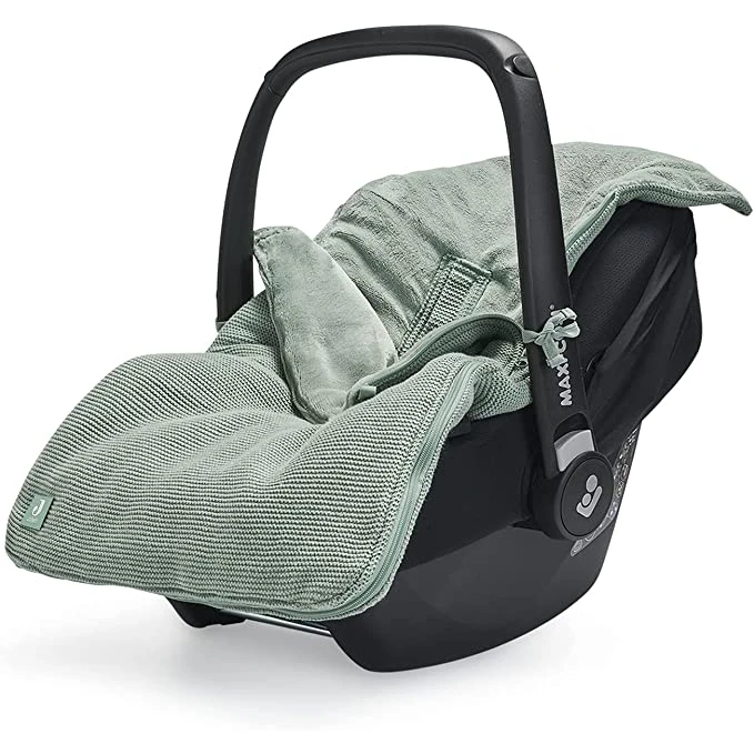 Basic Knit Nid D'Ange Pour Siège Auto Forest Green De Jollein 1 Basic Knit Nid D'Ange Pour Siège Auto Forest Green De Jollein